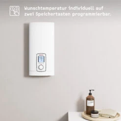 Stiebel Eltron Komfort-Durchlauferhitzer 202656 DHE 18/21/24 KW, Vollelektronisch, Weiß, 400 V -Geberit Store Stiebel Eltron Komfort Durchlauferhitzer 202656 DHE 18 21 24 kW vollelektronisch weiss 400 V 6