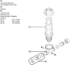 Syr - Sasserath Druckregler 6203.20.007 DN 20, 1,5-5 Bar, Rotguss -Geberit Store Syr Sasserath Druckregler 6203.20.007 DN 20 15 5 bar Rotguss 2
