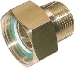 Syr - Sasserath Verschraubung 0812.32.900 G 1 1/4, Rohgelb