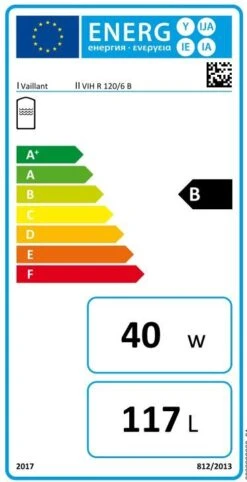 Vaillant Warmwasserspeicher UniSTOR Plus 010016414 VIH R 120/6B, Bodenstehend, 120 Liter -Geberit Store Vaillant Warmwasserspeicher uniSTOR plus 010016414 VIH R 120 6B bodenstehend 120 Liter 2