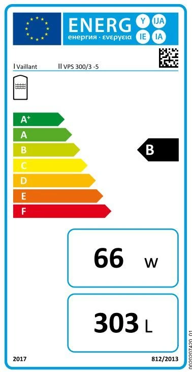 Vaillant AllStor Plus VPS 300/3-5 0010015118 Multi-Funktionsspeicher, Schichtenspeicher, 303 L 5 Vaillant AllStor Plus VPS 300/3-5 0010015118 Multi-Funktionsspeicher, Schichtenspeicher, 303 L – Bild 3