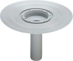 Viega Advantix Balkon-/Terrassenablauf-Grundkörper 295936 DN 50, Kunststoff Grau, Ablauf Senkrecht