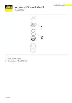 Viega Advantix Bodenablauf 660758 DN 100, Kunststoff Grau, Frostsicher -Geberit Store Viega Advantix Bodenablauf 660758 DN 100 Kunststoff grau frostsicher 2