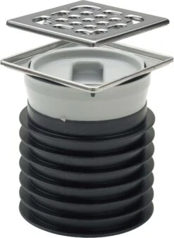 Viega Advantix Bodenablauf 660758 DN 100, Kunststoff Grau, Frostsicher