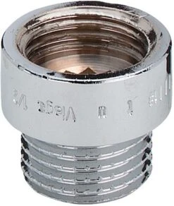 Viega Hahnverlängerung 3526 447168 1/2" R/Rp X 15 Mm, Rotguss, Verchromt