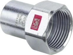 Viega Prestabo Einsteckstück 559175 22 Mm X Rp 3/4, Stahl Unlegiert, Einsteckende