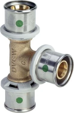 Viega Sanfix-P T-Stück 566746 25 X 20 X 20 Mm, Mit SC-Contur, Rotguss