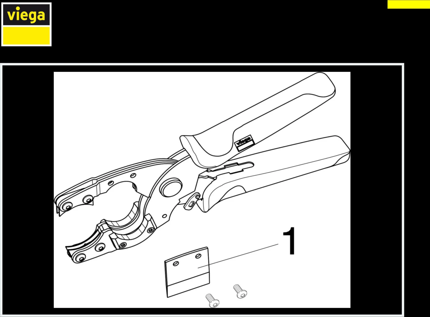 Viega Schere 652005 12 - 25mm, Für PE-Xc-Rohre, Stahl 4 Viega Schere 652005 12 - 25mm, Für PE-Xc-Rohre, Stahl – Bild 2