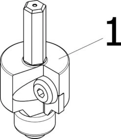 Viega Senkfräser 131111 Rp 1/2, Mit Innensechskantschlüssel, Stahl -Geberit Store Viega Senkfraeser 131111 Rp 1 2 mit Innensechskantschluessel Stahl 2