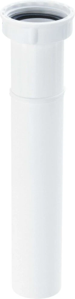 Viega Verstellrohr 115432 G 1 1/4x40x120mm, Kunststoff Weiß, Mit Dichtung