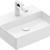 Villeroy & Boch Memento 2.0 Waschtisch 4A2251RW 50 X 42 Cm, Stone White C-plus, Mit Hahnloch, Ohne Überlauf 1 Villeroy & Boch Memento 2.0 Waschtisch 4A2251RW 50 X 42 Cm, Stone White C-plus, Mit Hahnloch, Ohne Überlauf -Geberit Store Villeroy and Boch Memento 2.0 Waschtisch 4A2251RW 50 x 42 cm Stone White C plus mit Hahnloch ohne Ueberlauf