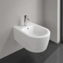 Villeroy Und Boch Avento Wand-Bidet 540500RW Stone White C-plus, 1 Hahnloch, Mit Überlauf -Geberit Store Villeroy und Boch Avento Wand Bidet 540500RW stone white C plus 1 Hahnloch mit Ueberlauf 2
