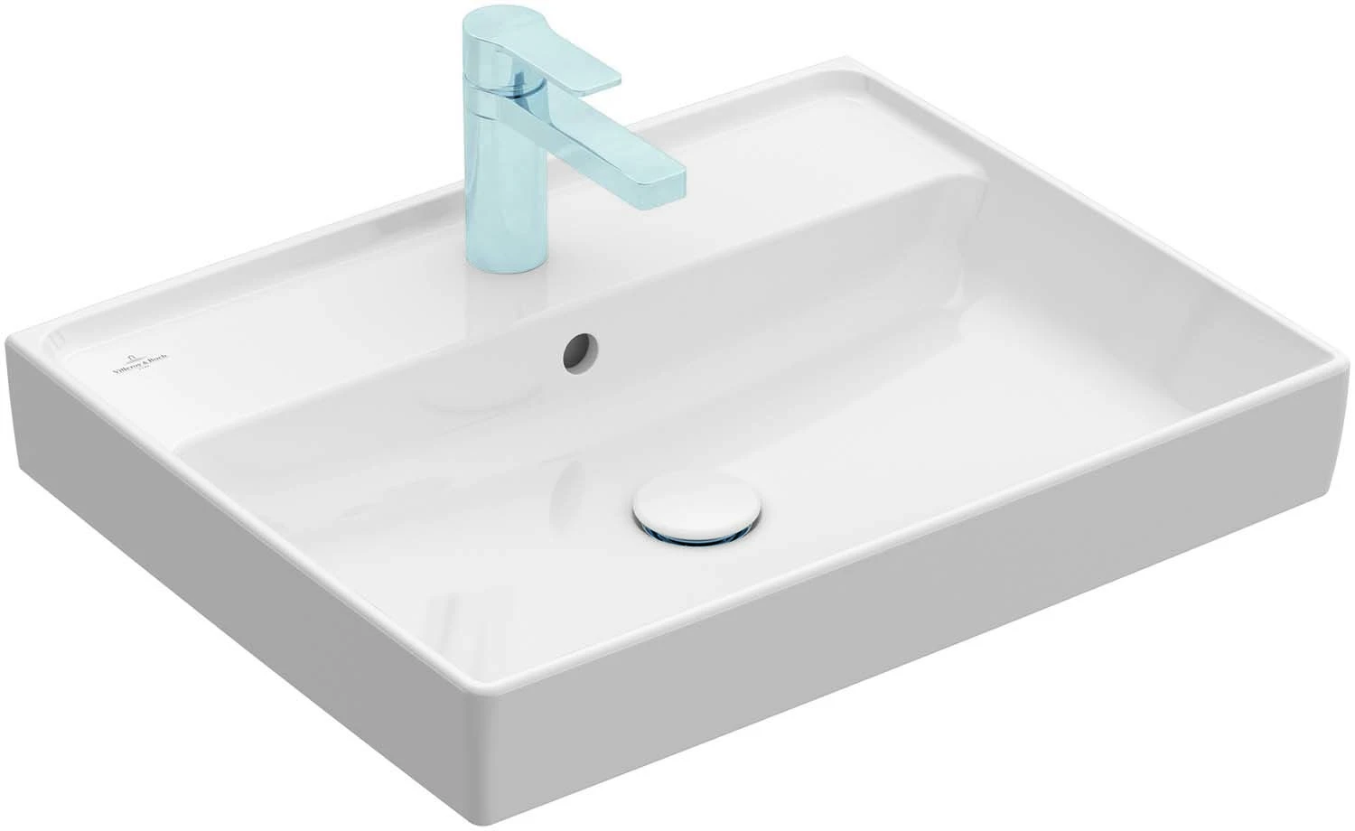 Villeroy Und Boch Collaro Waschtisch 4A3363R1 Ohne Überlauf, Ohne Hahnloch, 60x47cm, Weiß C-plus 3 Villeroy Und Boch Collaro Waschtisch 4A3363R1 Ohne Überlauf, Ohne Hahnloch, 60x47cm, Weiß C-plus