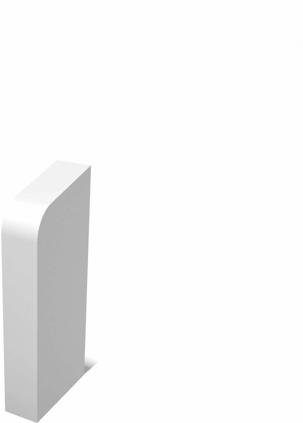 Weitzel Endstück 185 Weiß, Rechts 3 Weitzel Endstück 185 Weiß, Rechts