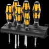 Wera Schraubendreher Kraftform 932/6 Schraubendrehersatz 6 Teilig, Schraubmeißel -Geberit Store Wera Schraubendreher Kraftform 932 6 Schraubendrehersatz 6 teilig Schraubmeissel