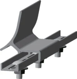 Wolf AluPlus Montageschienenverbinder-Set 2483481 Für 2 Aufdach-Montage-Sets, Für TopSon F3-/-Q, CFK-1