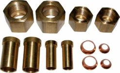 Wolf Bwl Anschluss-Set 2484750 Euro-Bördeladapter, Zum Hartlöten An Kältemittelleitungen