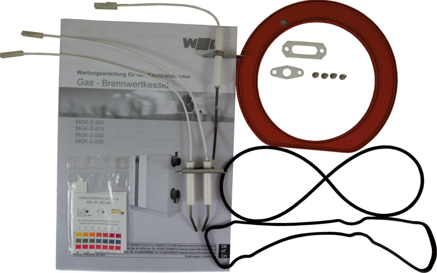 Wolf Mgk-2 Wartungsset 8752022 Für 390/630, Für Eine Wartung 3 Wolf Mgk-2 Wartungsset 8752022 Für 390/630, Für Eine Wartung
