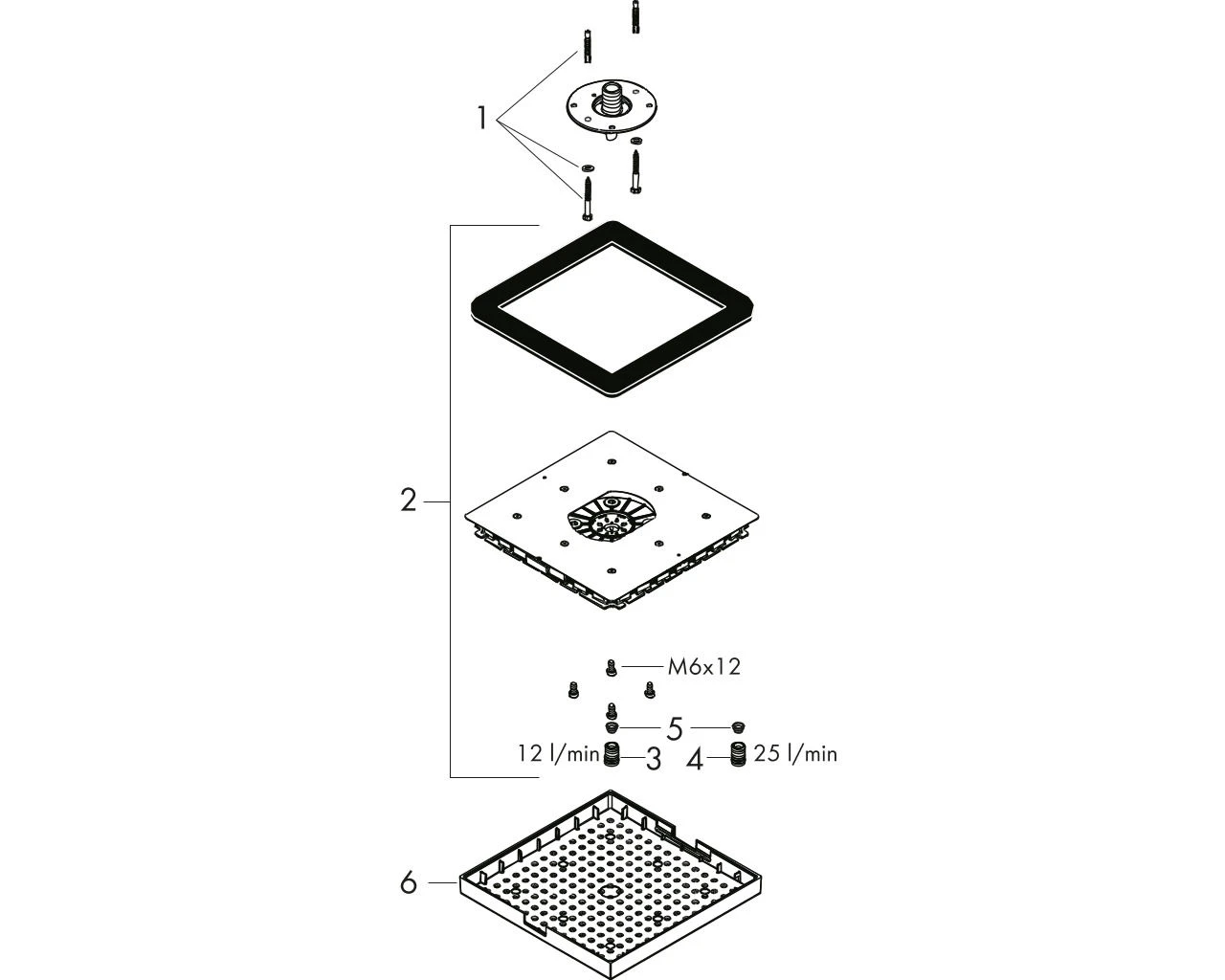 Hansgrohe Axor Starck ShowerCollection 10924000 Kopfbrause, 240 X 240 Mm, EcoSmart, Chrom 5 Hansgrohe Axor Starck ShowerCollection 10924000 Kopfbrause, 240 X 240 Mm, EcoSmart, Chrom – Bild 3