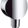 Hansgrohe Fixfit S Schlauchanschluss 26453000 DN 15, Mit Rückflussverhinderer Und Kunststoffwinkel, Chrom -Geberit Store hansgrohe Fixfit S Schlauchanschluss 26453000 DN 15 mit Rueckflussverhinderer und Kunststoffwinkel chrom