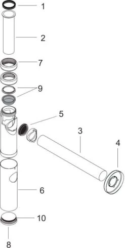 Hansgrohe Flowstar S Siphon 52105670 G 1 1/4, Mattschwarz -Geberit Store hansgrohe Flowstar S Siphon 52105670 G 1 1 4 mattschwarz 2