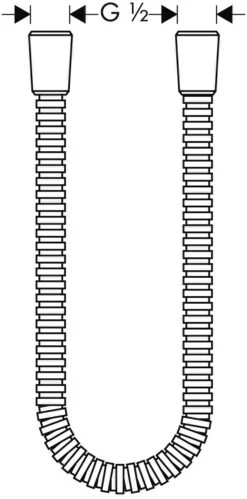 Hansgrohe Metallschlauch Axor Montreux 28116820 1,60 M, Brushed Nickel -Geberit Store hansgrohe Metallschlauch Axor Montreux 28116820 160 m brushed nickel 1